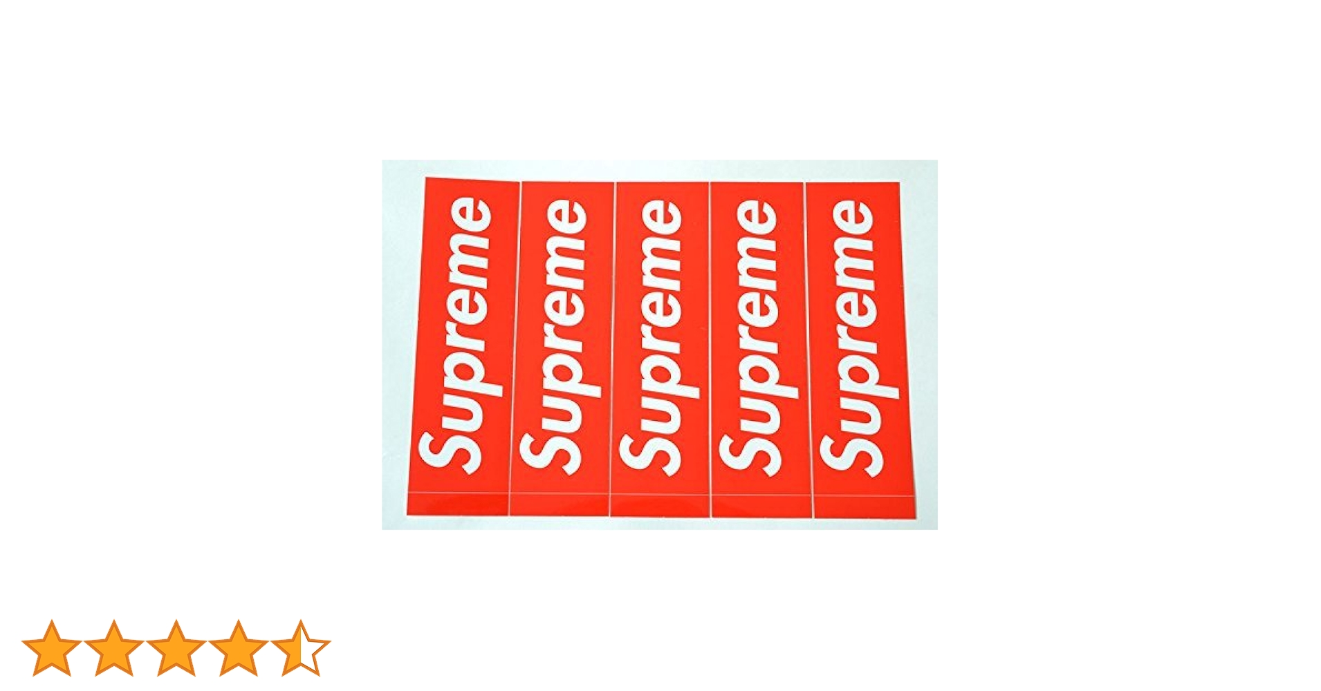 S*N様 Supreme ステッカー 5枚セット Amazon.co.jp: SUPREME Sticker Box Logo: Set of 5 : Toys & Games
